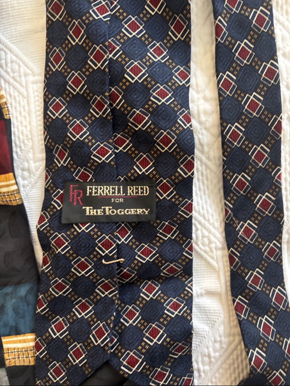 Ferrell Reed LOT Men's Classic Patterned Necktie - Multi Color - Picture 3 of 7